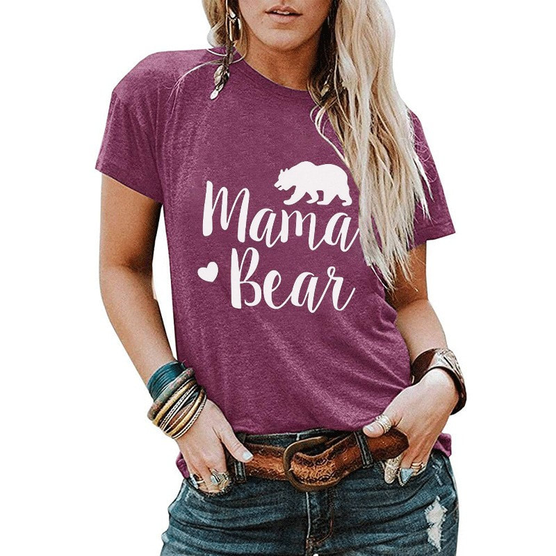 Ladies short sleeve t-shirt MAMA BEAR