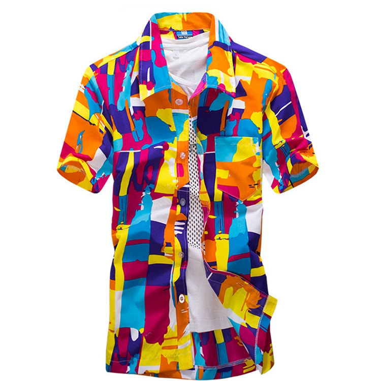 Men’s Hawaiian beach shirt